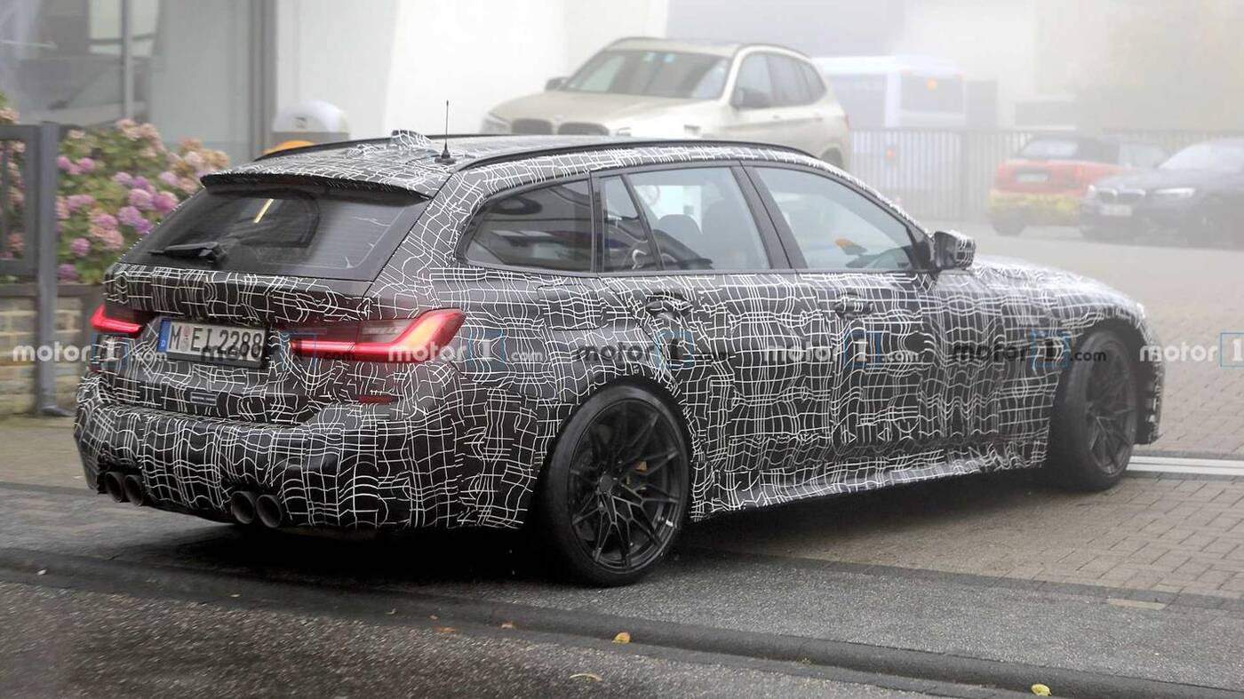 Klimatyczne fotki wyszpiegowanego BMW M3 Touring