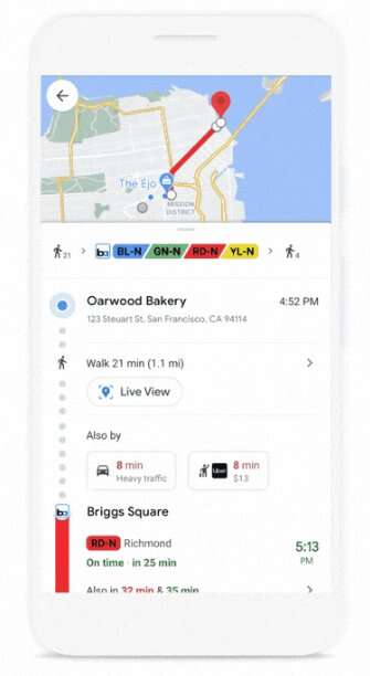 Wiele nowości dla trybu Live View na Google Maps