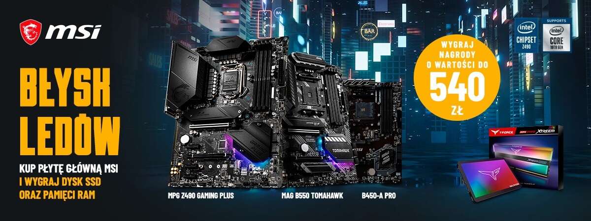 To jest dobry moment na wymianę sprzętu. MSI ma dla nas promocje
