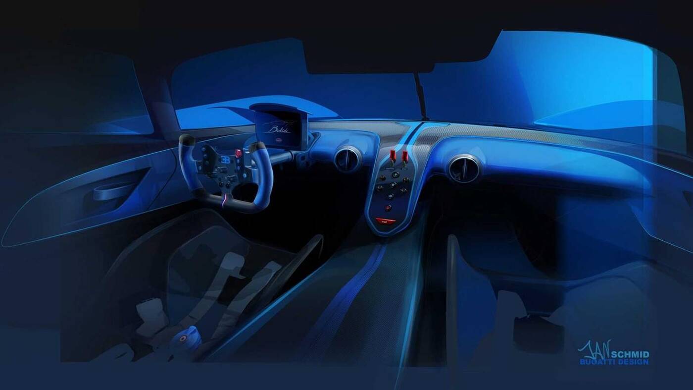 Oto nowy potwór Bugatti. Wyścigowy Bolide rozpędza się do ponad 500 km/h