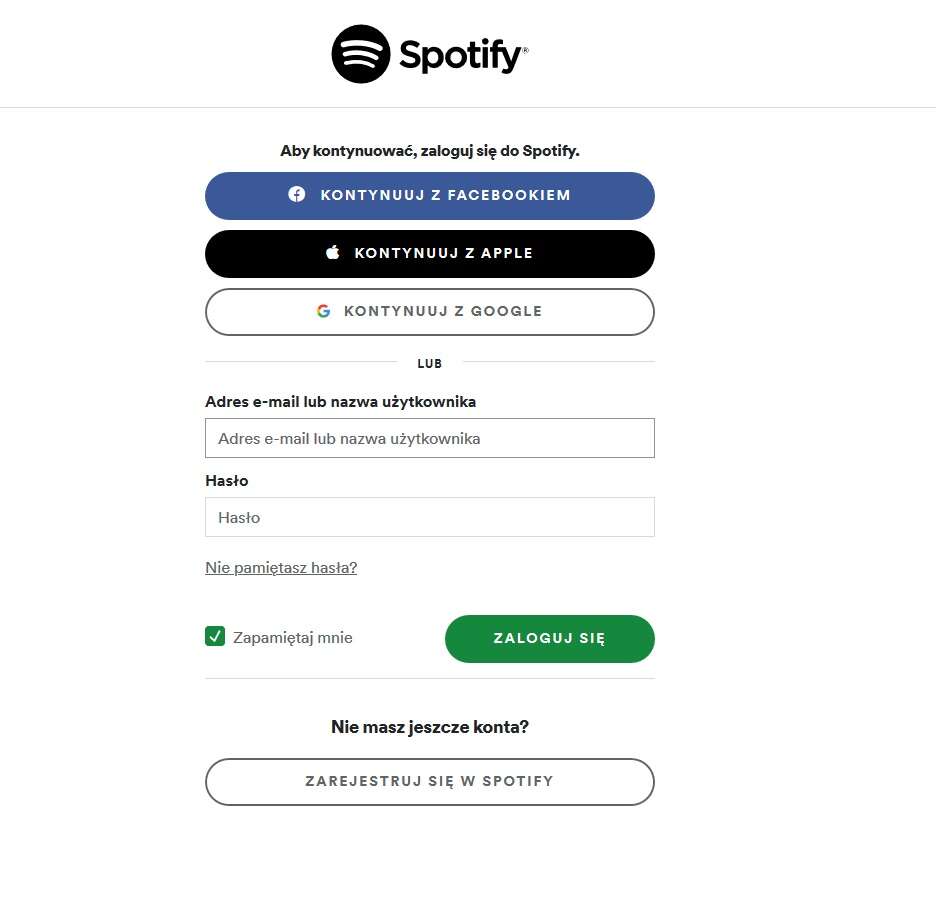 Spotify w końcu umożliwi logowanie za pomocą konta Google