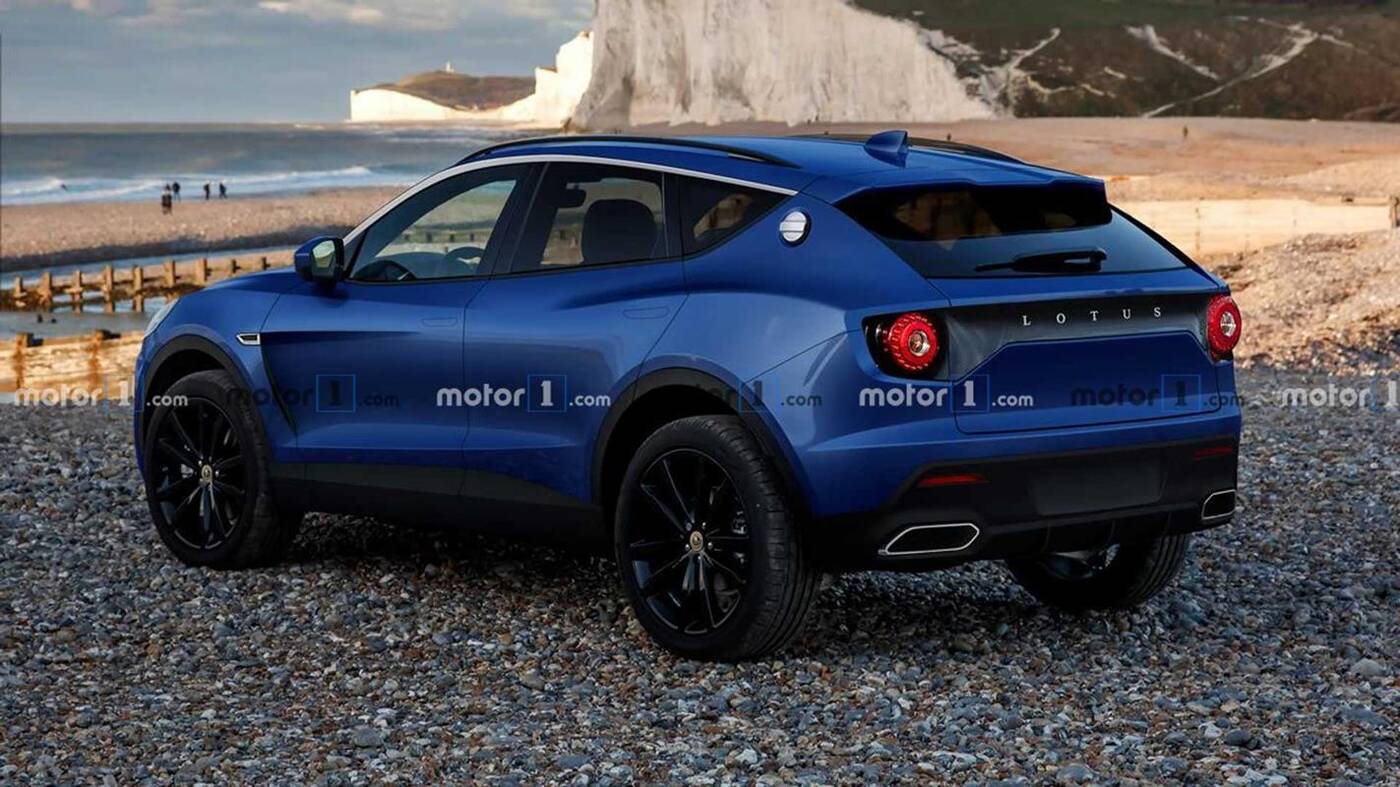 Elektryczny SUV Lotus Lambda doczekał się wycieków
