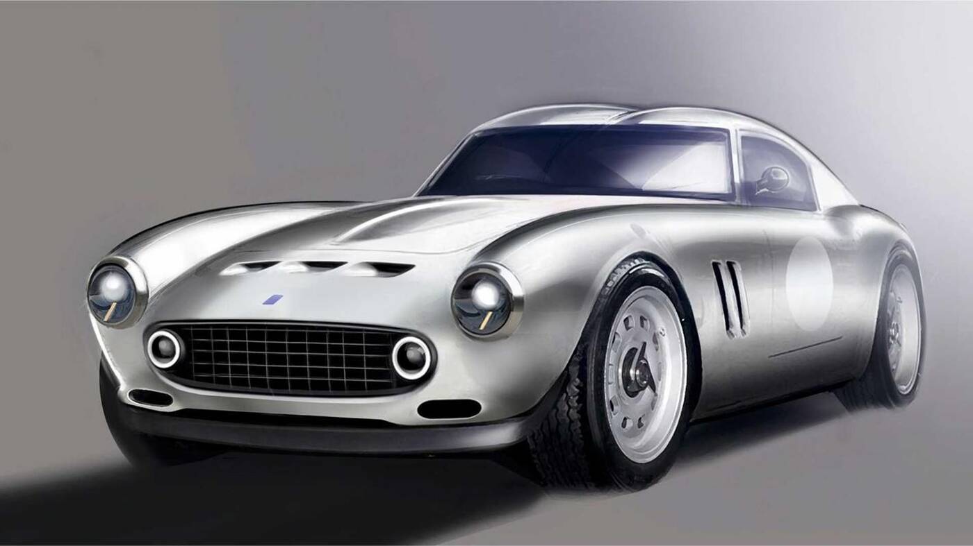 GTO Engineering Moderna, nowoczense wyścigowe Ferrari, klasyczne Ferrari, klasyk Moderna