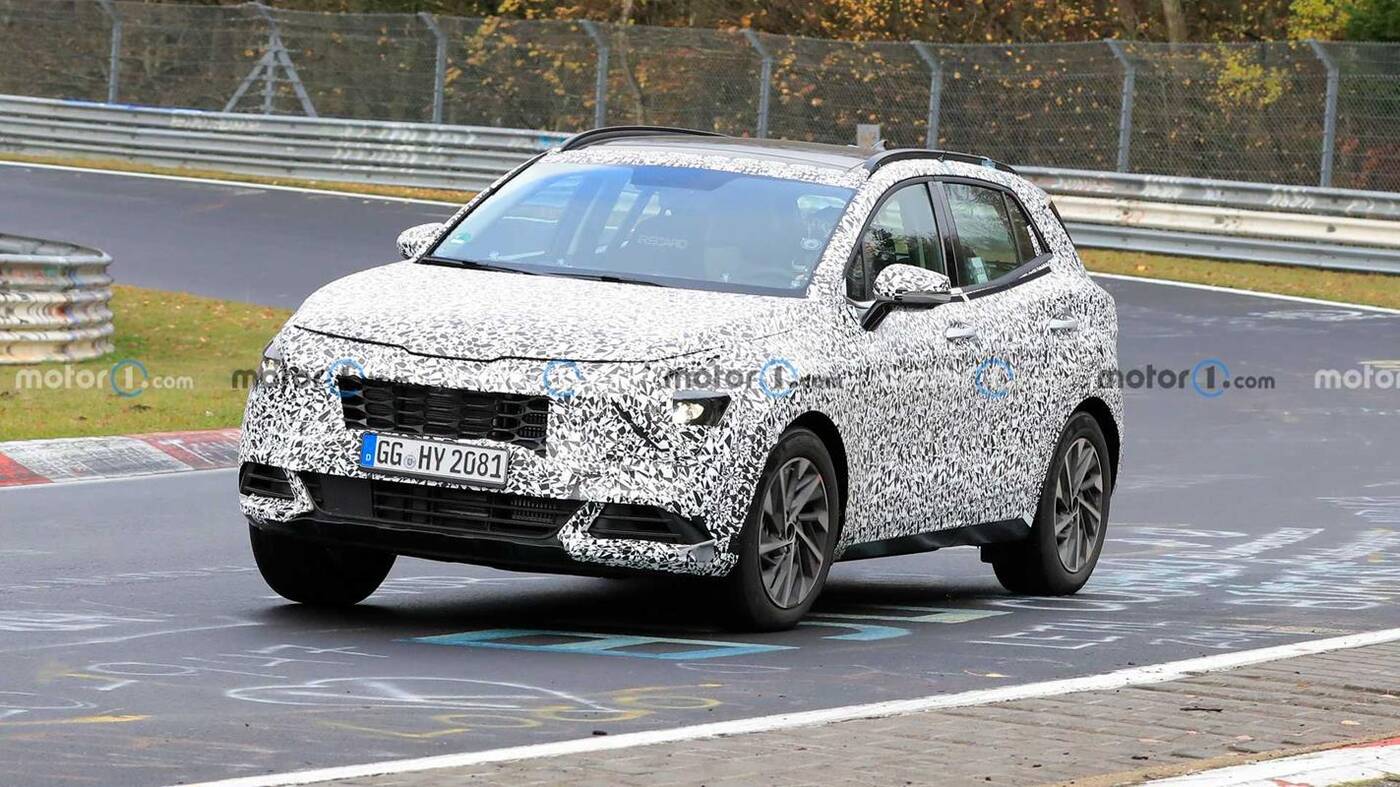 Kia Sportage 2022 wyszpiegowana na Nurbugring