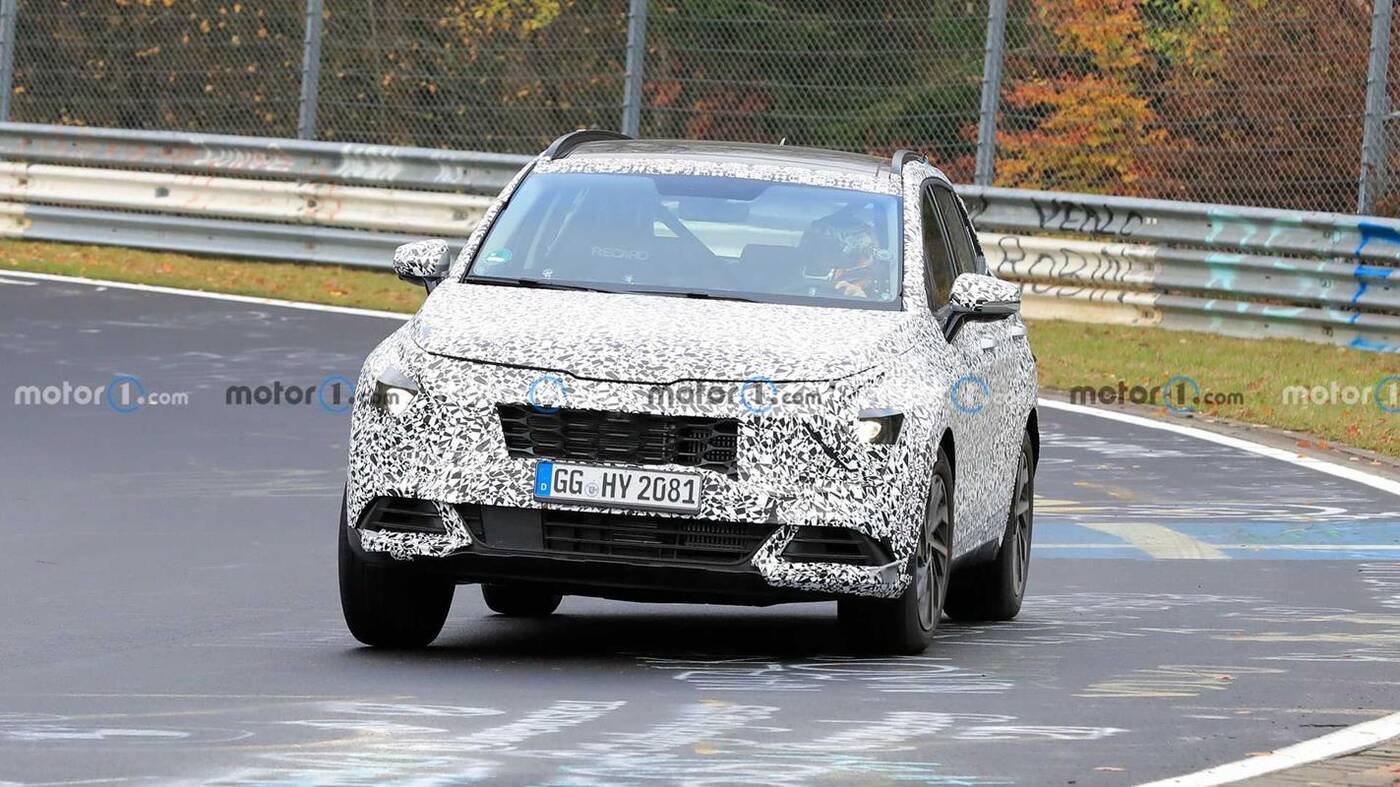Kia Sportage 2022 wyszpiegowana na Nurbugring