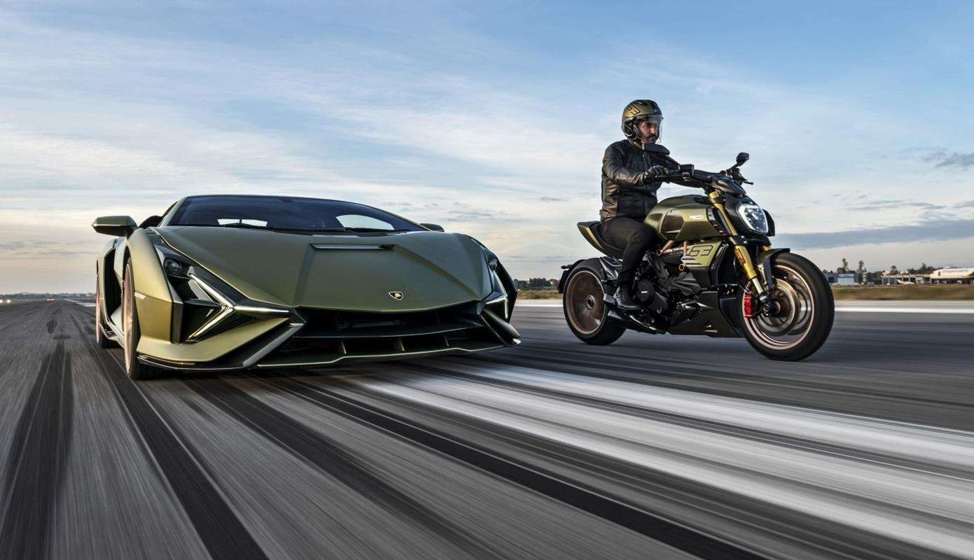 Motocykl Ducati Diavel 1260 powstał z inspiracji Lamborghini Sian