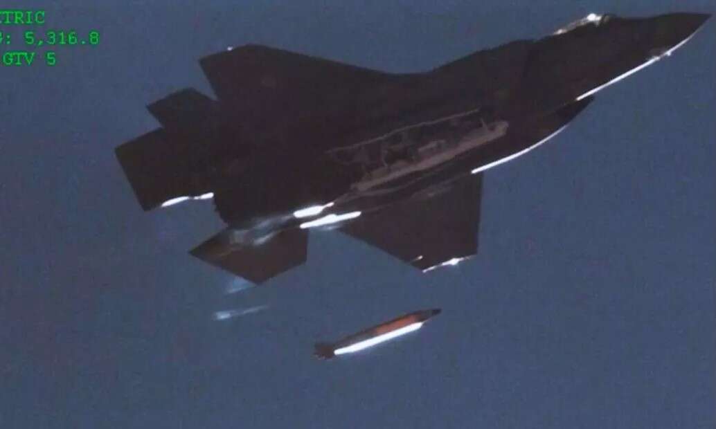 F-35A test, nuklearna bomba test, test bomby nuklearnej