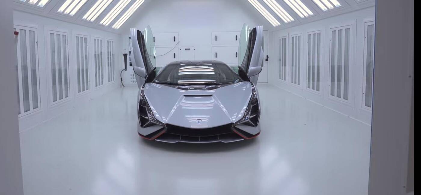 Lamborghini Sian, Sian, pokaz Sian