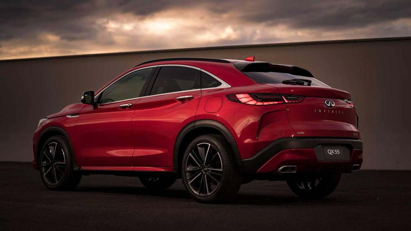 Nowe Infiniti QX55 zadebiutowało. Czerpie inspiracje z modelu FX