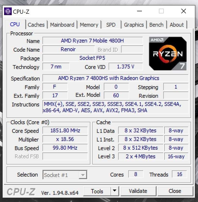 Test laptopa Asus ROG Zephyrus G14 GA401I
