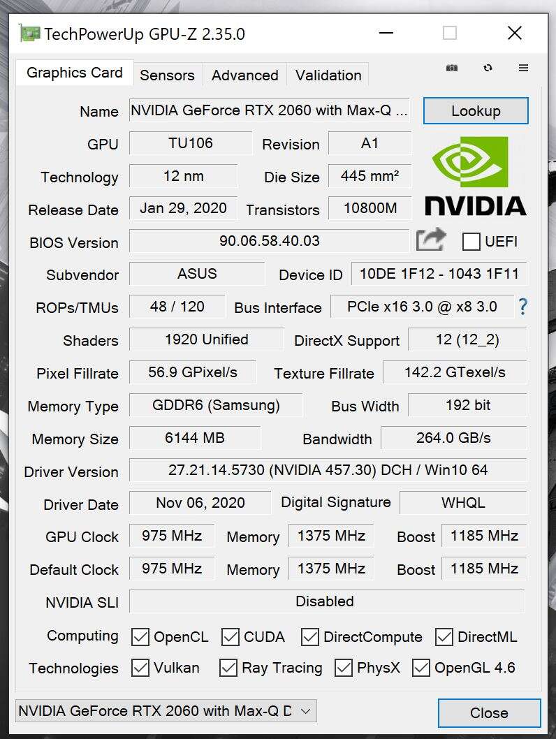 Test laptopa Asus ROG Zephyrus G14 GA401I