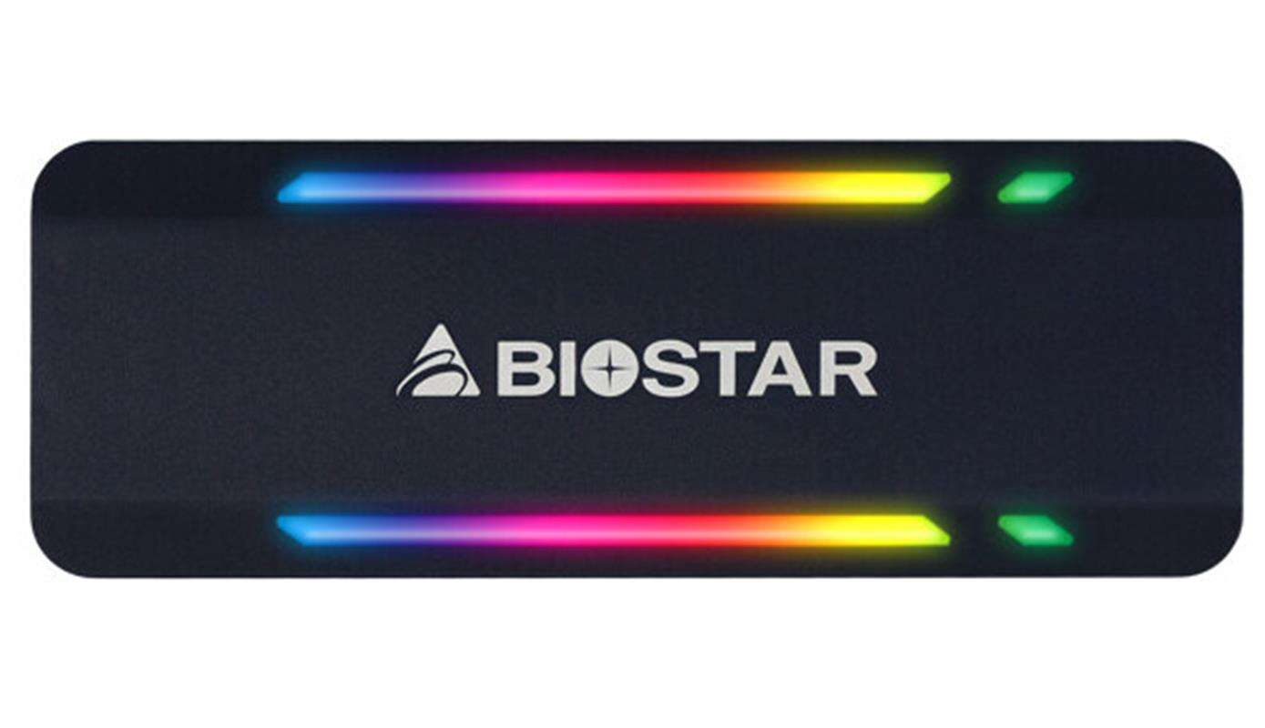Przenośny dysk SSD P500 Biostara nie zapomniał o RGB
