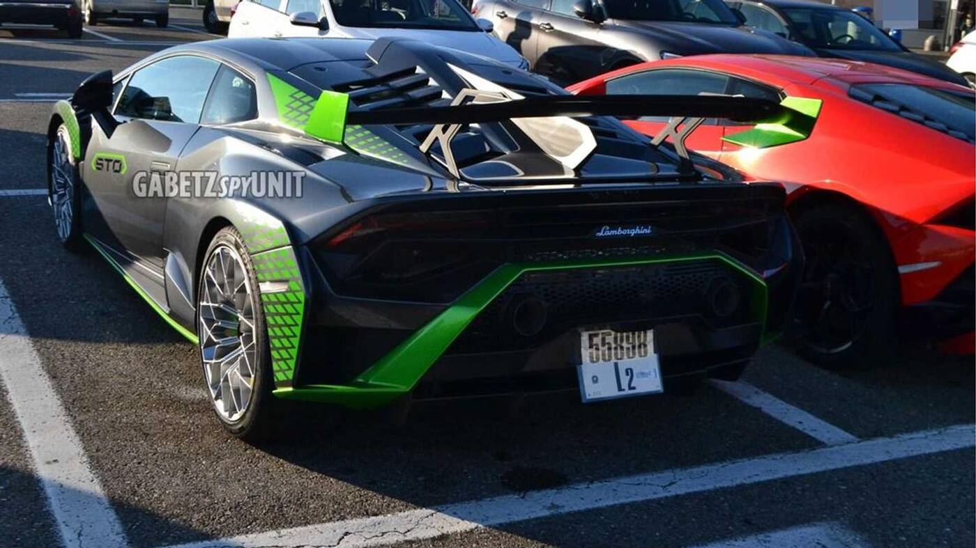 Spójrzcie na Lamborghini Huracan STO w realu