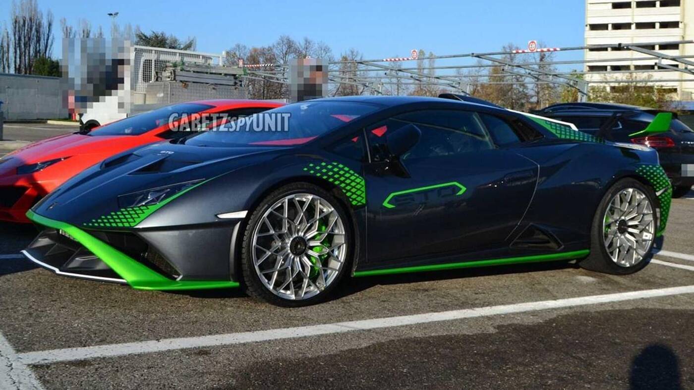 Spójrzcie na Lamborghini Huracan STO w realu