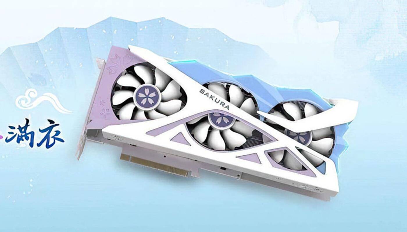 Zdjęcia karty Yeston Radeon RX 6800 XT SAKURA