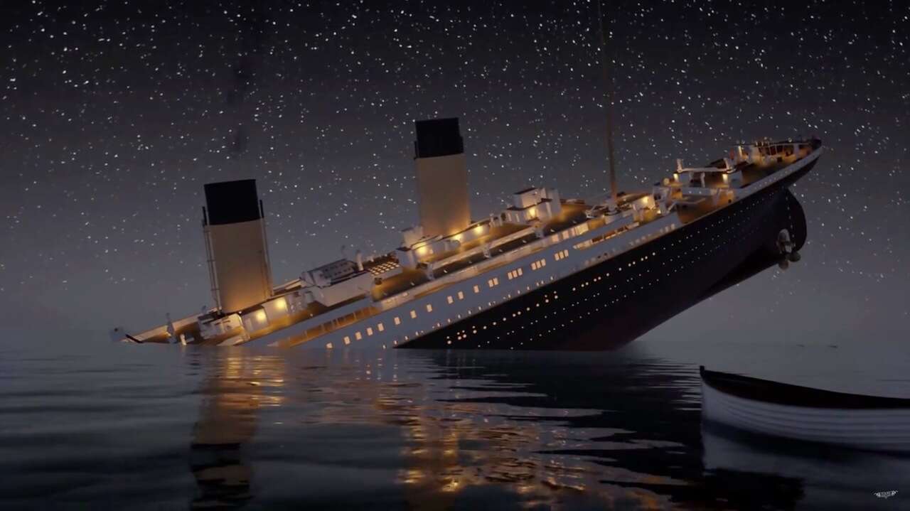 Zwiedzanie wraku Titanica, titanic