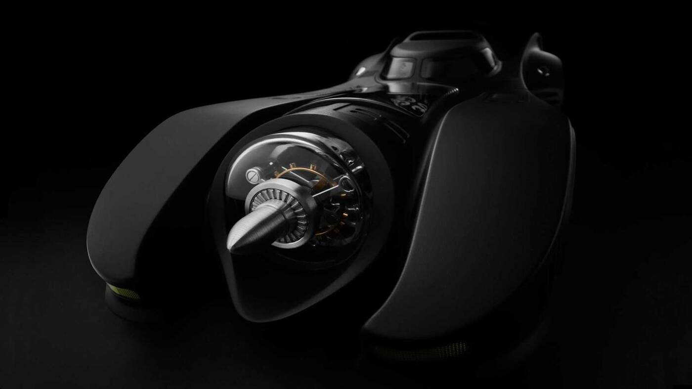Biurkowy zegarek Batmobil, zegarek Batmobil, replika Batmobila na biurko,