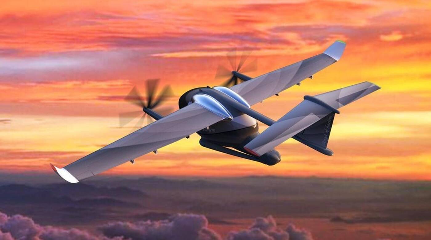 Elektryczne samoloty STOL dla VTOL, Elektryczne samoloty STOL, elektryczny samolot Metro Hop