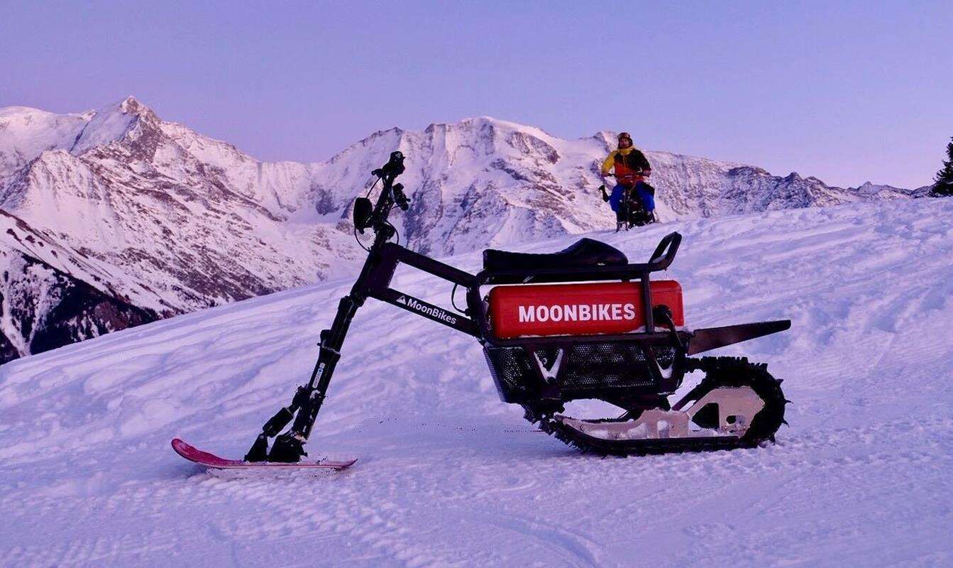 Elektryczny rower śnieżny Moonbike, rower śnieżny Moonbike, Moonbike
