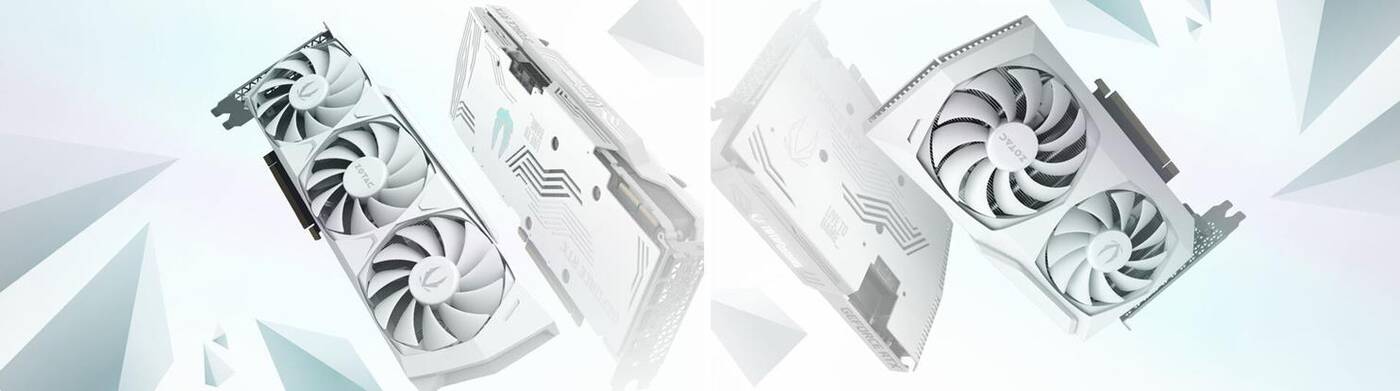 białe wersje kart ZOTAC, Trinity OC White Edition, Twin Edge OC White Edition