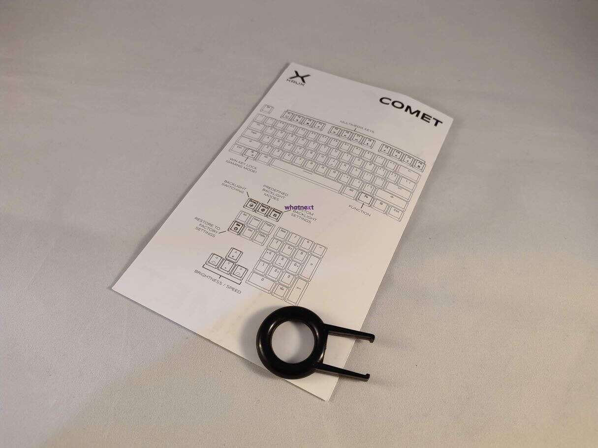 Krux Comet, klawiatura mechaniczna Comet, klawiatura Comet, test Krux Comet, recenzja Comet, test klawiatury Comet, tania klawiatura