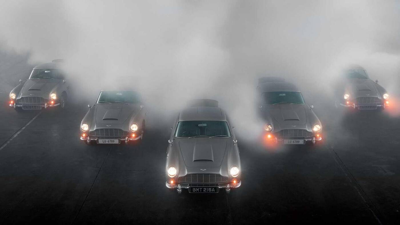 Pięć modeli Aston Martin DB5 Continuation, Aston Martin DB5 Continuation, karabiny Aston Martin DB5 Continuation