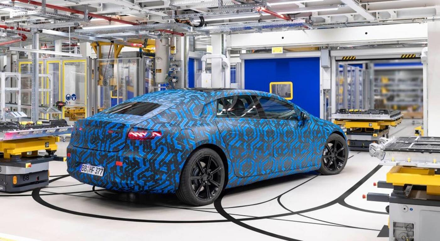 Produkcja sześciu elektrycznych Mercedesów w szczegółach