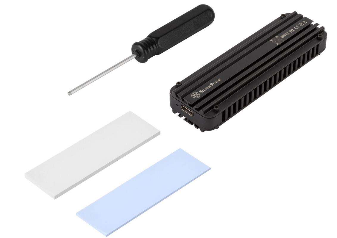 SilverStone MS12, czyli przejściówka dla dysku M.2 na USB-C