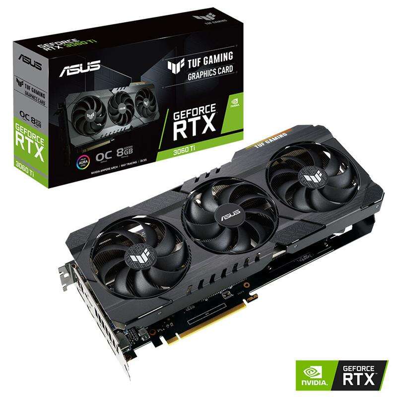 Spójrzcie na karty GeForce RTX 3060 Ti ASUSa