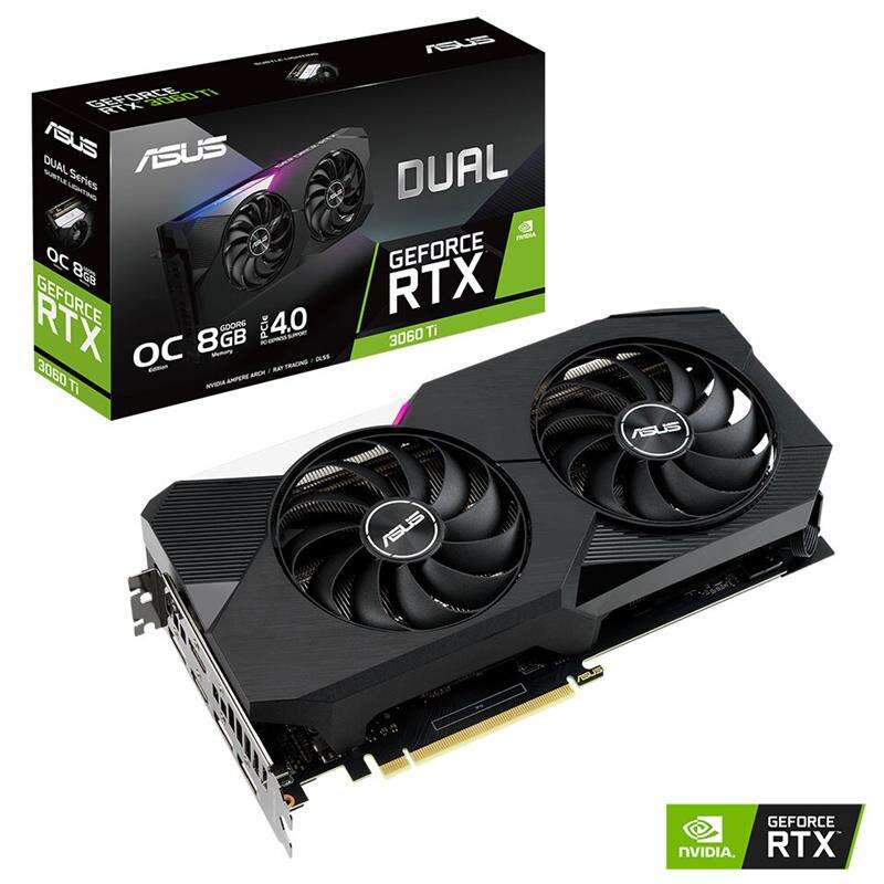 Spójrzcie na karty GeForce RTX 3060 Ti ASUSa
