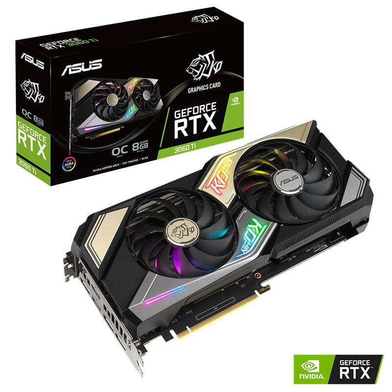 Spójrzcie na karty GeForce RTX 3060 Ti ASUSa