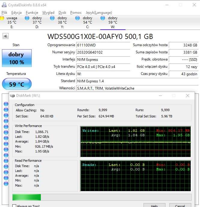 Test WD Black SN850 500 GB. Nowy król PCIe 4.0?