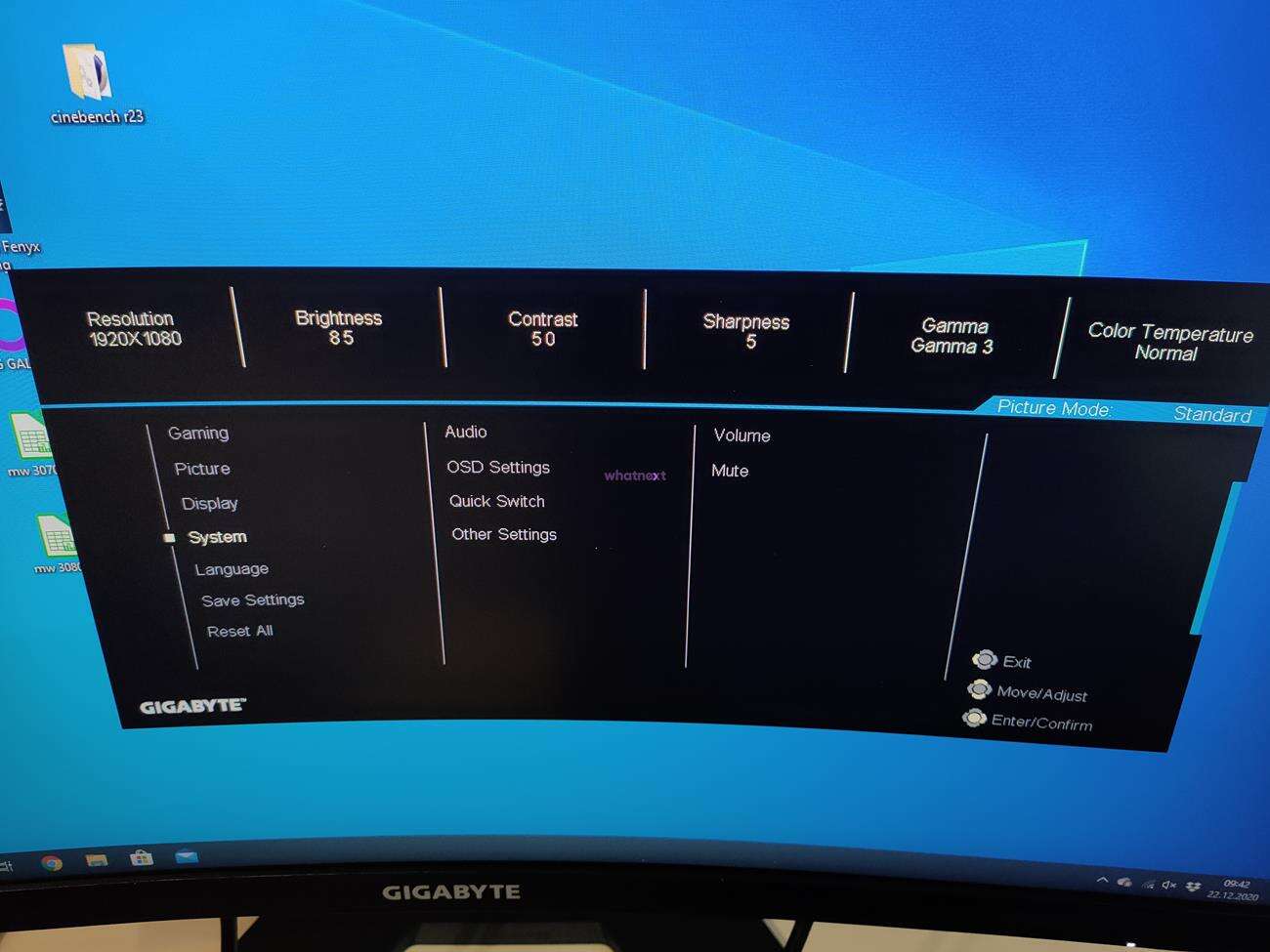 Test monitora Gigabyte G27FC