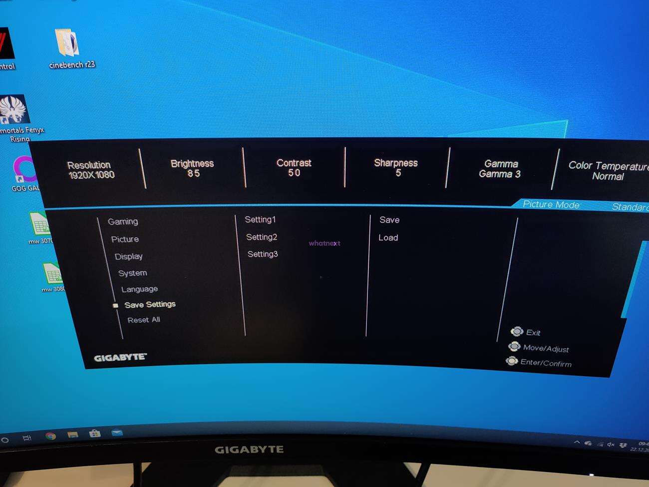 Test monitora Gigabyte G27FC
