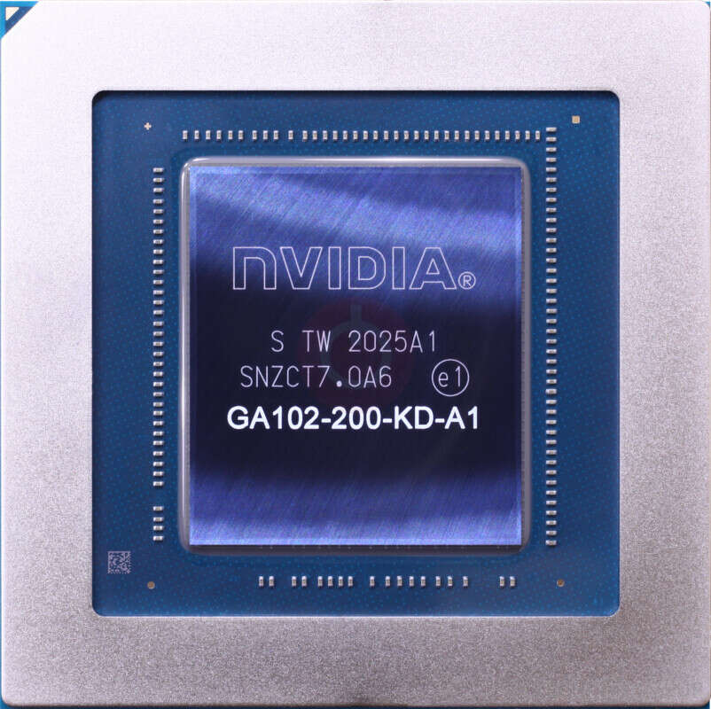 Wnętrze rdzenia GeForce RTX 3090, rdzeń RTX 3090, wnętrze rdzenia graficznego, GPU podczerwień