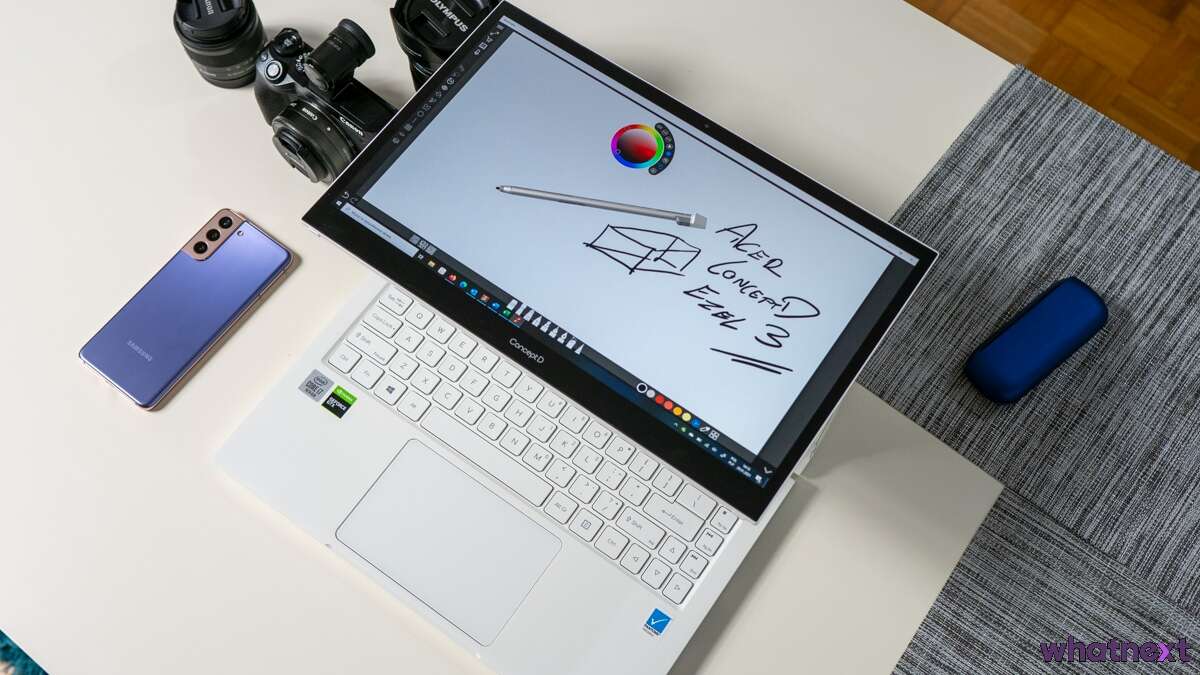 Acer ConceptD Ezel 3 test recenzja