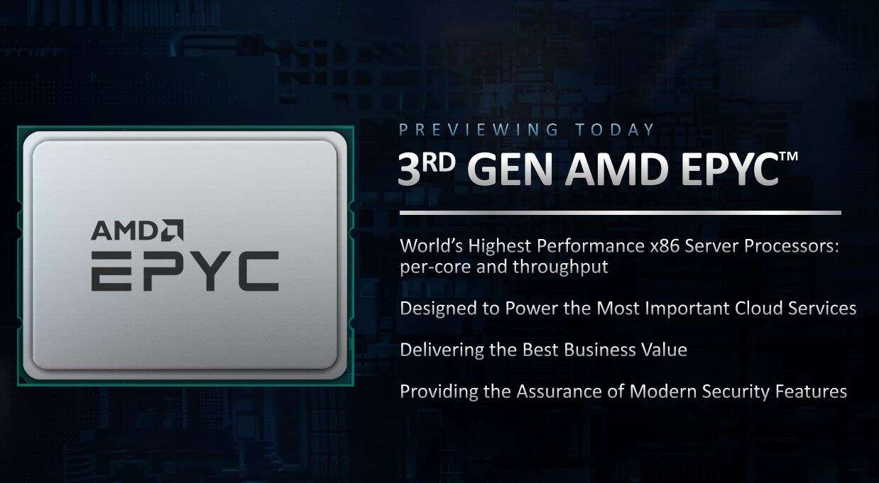 specyfikacja AMD EPYC Milan