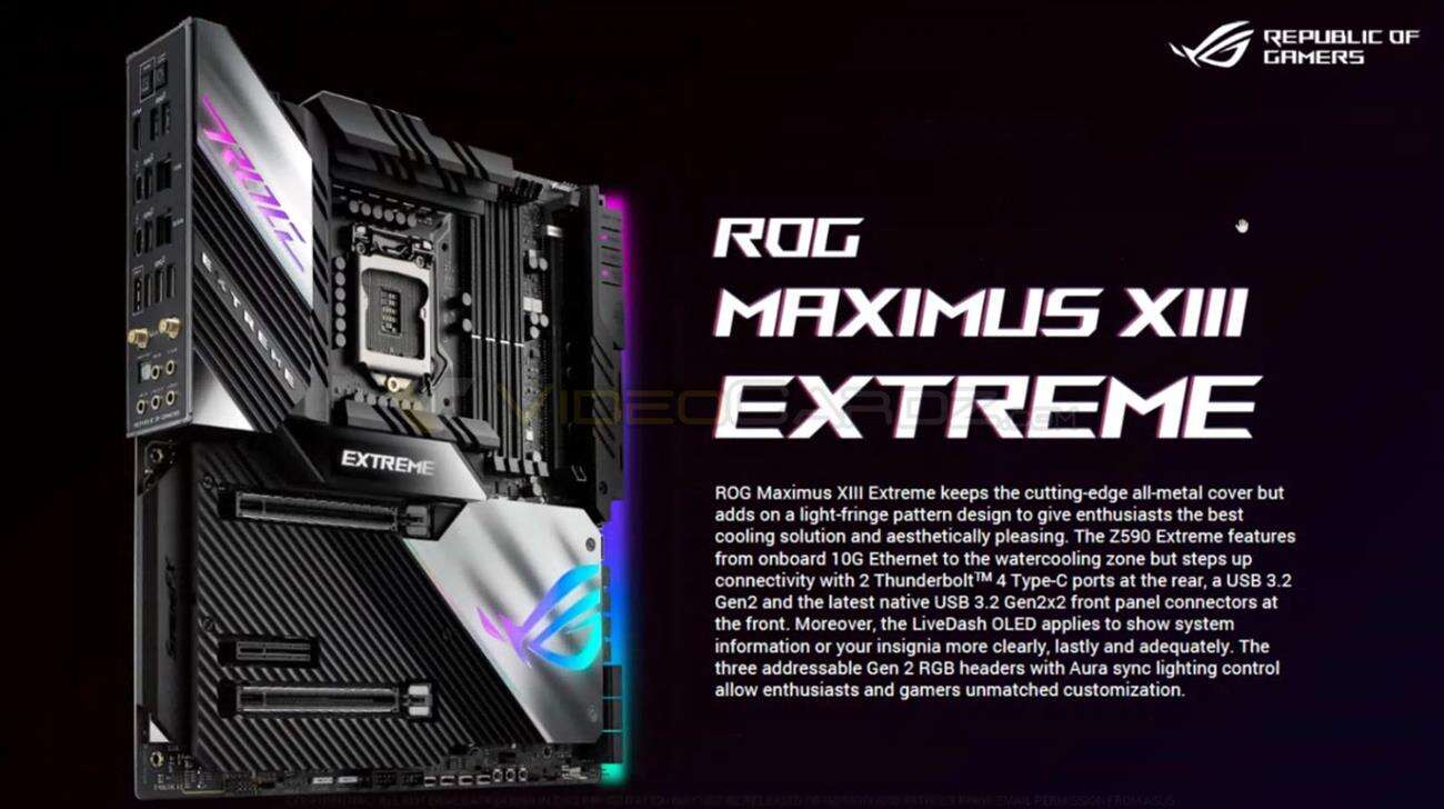 Asus Z590 ROG Maximus XIII