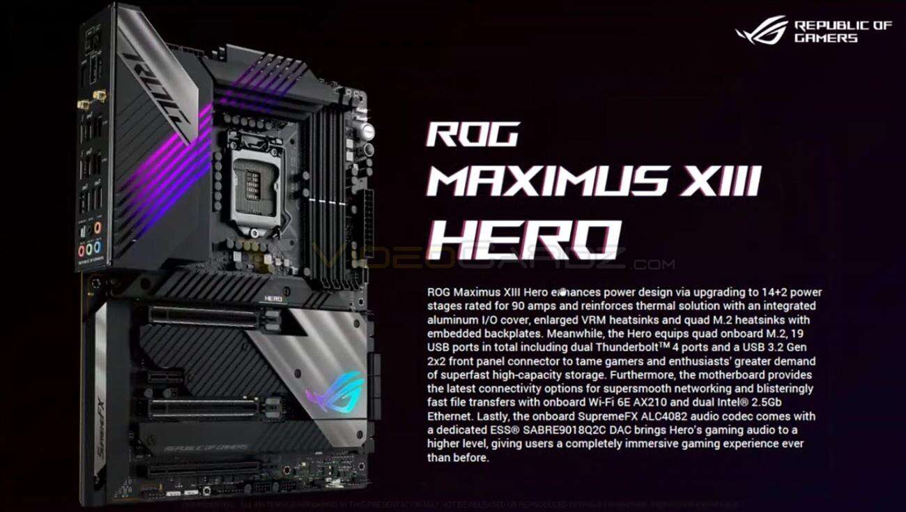 Asus Z590 ROG Maximus XIII