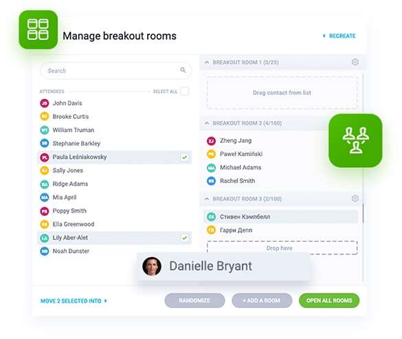 ClickMeeting prezentuje nową funkcję - podpokoje