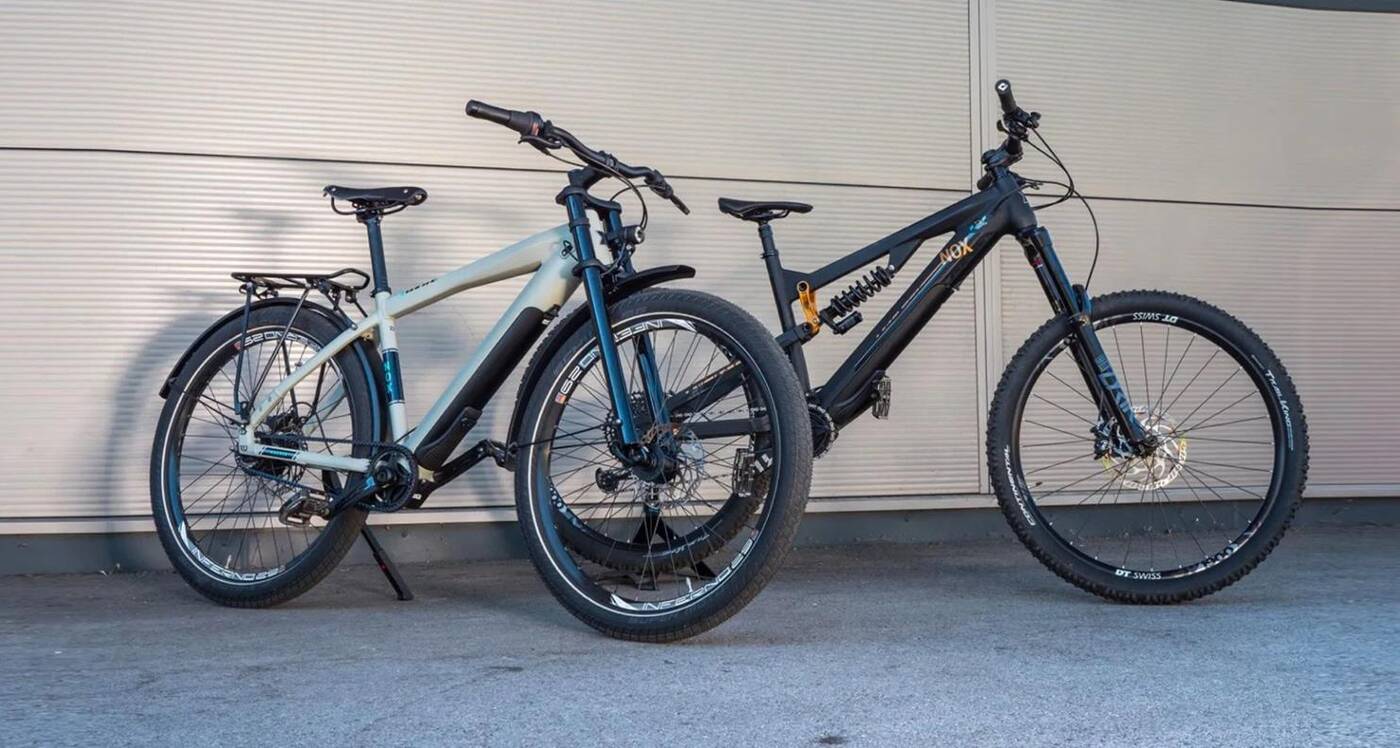 Dwa elektryczne rowery Nox w zestawie, Dwa elektryczne rowery Nox, Take 2 e-ride 1