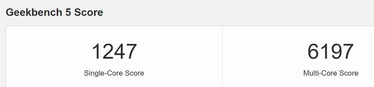 geekbench Intel Core i5-11400