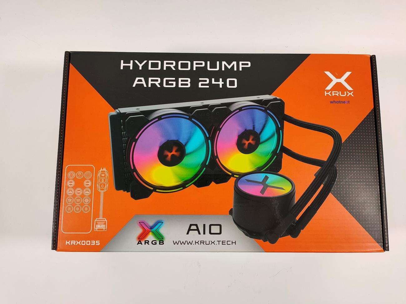 test Krux HydroPump ARGB 240, recenzja Krux HydroPump ARGB 240, opinia Krux HydroPump ARGB 240