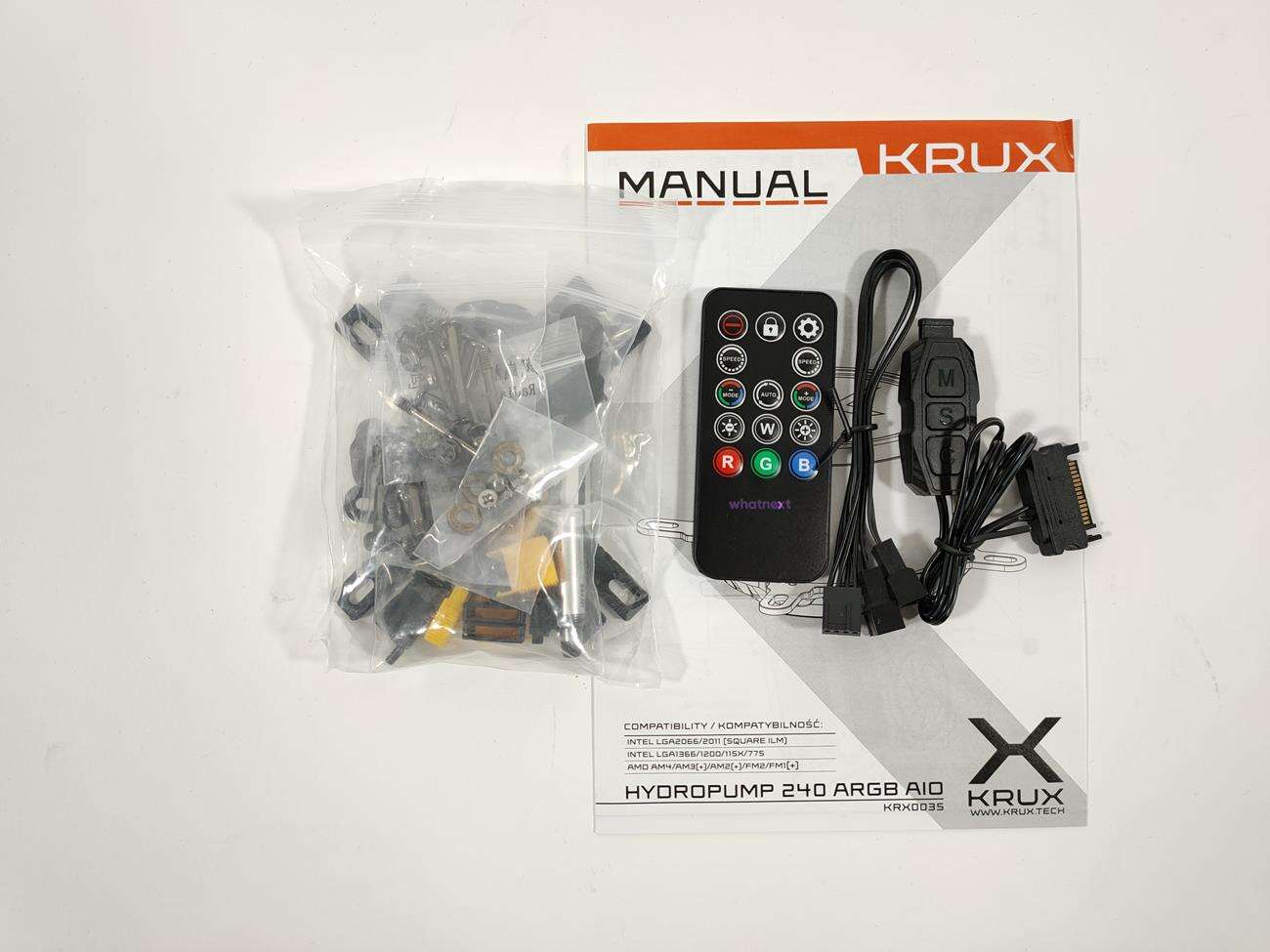 test Krux HydroPump ARGB 240, recenzja Krux HydroPump ARGB 240, opinia Krux HydroPump ARGB 240