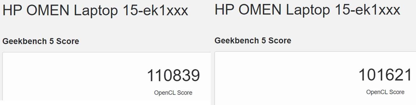 Mobilny GeForce RTX 3070 potwierdzony w Geekbench