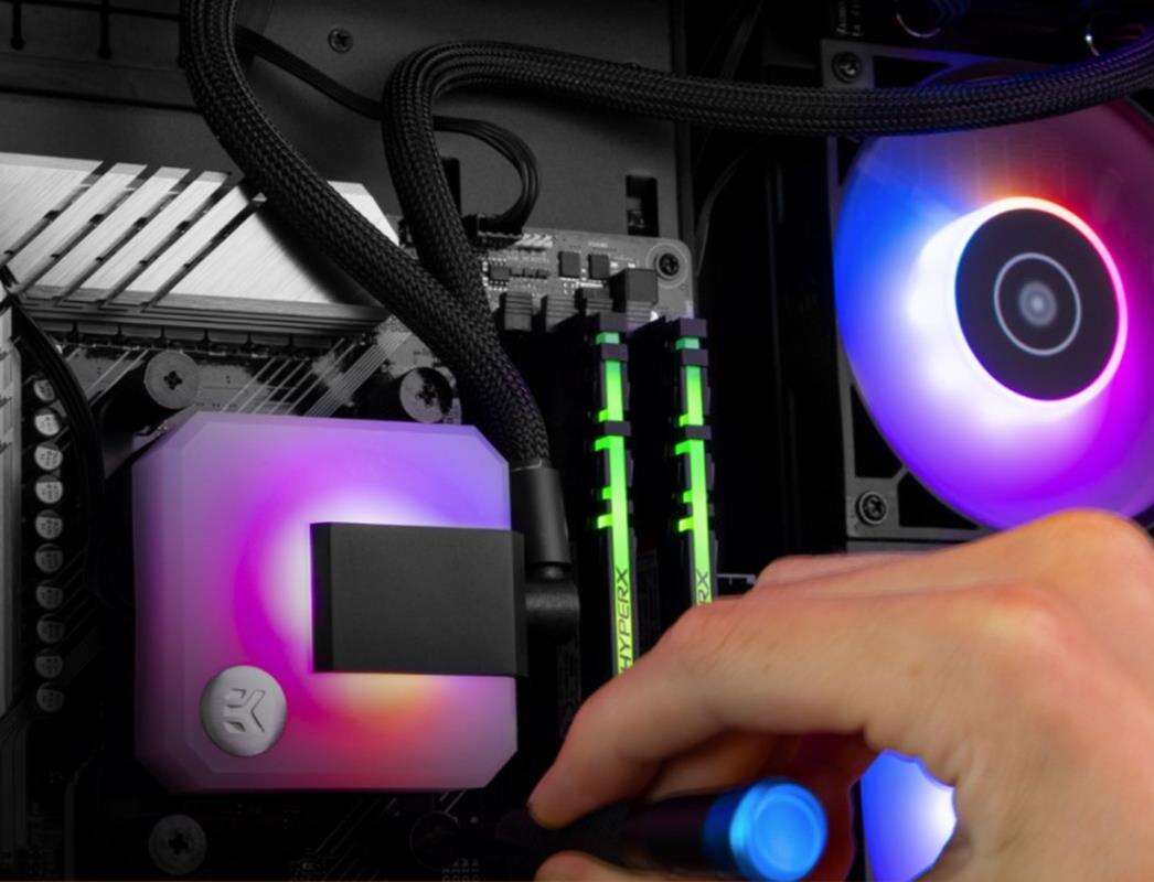 Pastelowo rozświetlone chłodzenie EK-AIO 280 D-RGB od EK