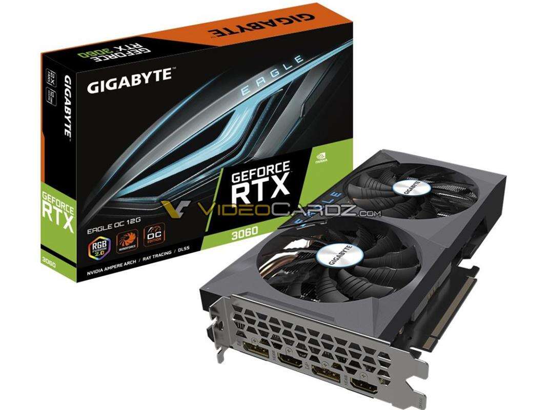 Rzućcie okiem na karty Gigabyte GeForce RTX 3060 przed premierą