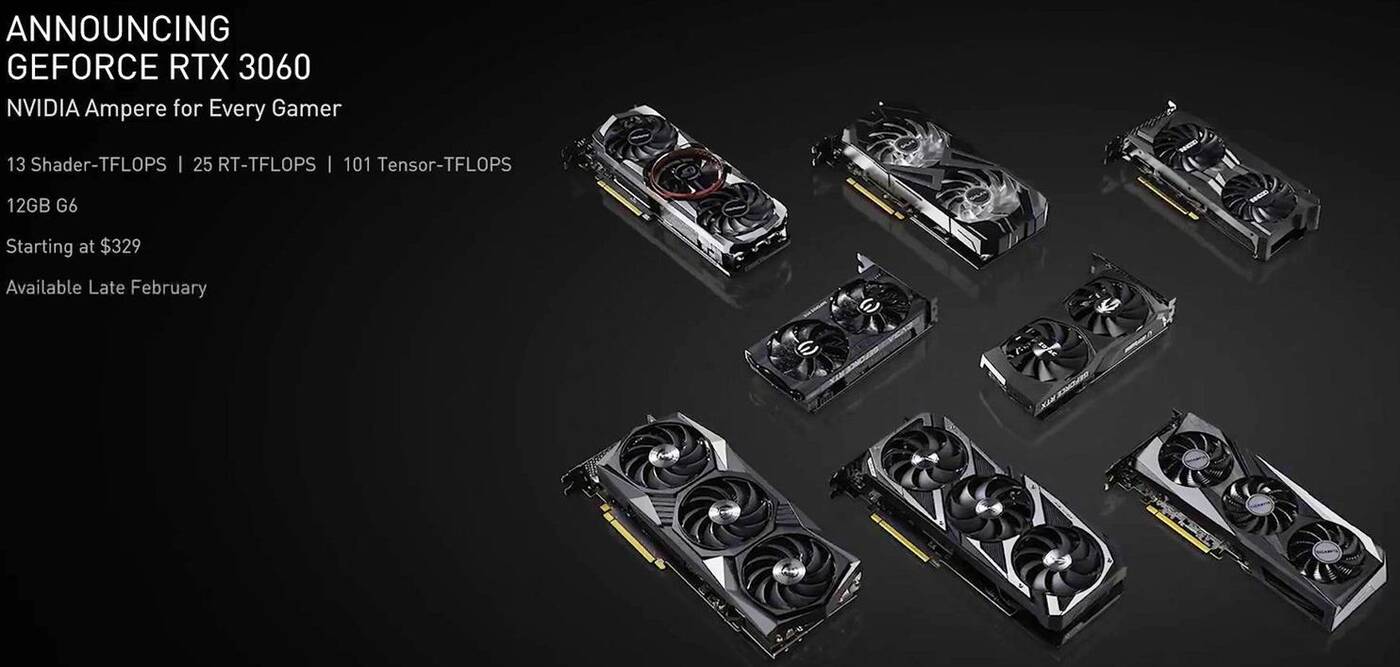 Są szanse na GeForce RTX 3060 Founders Edition?