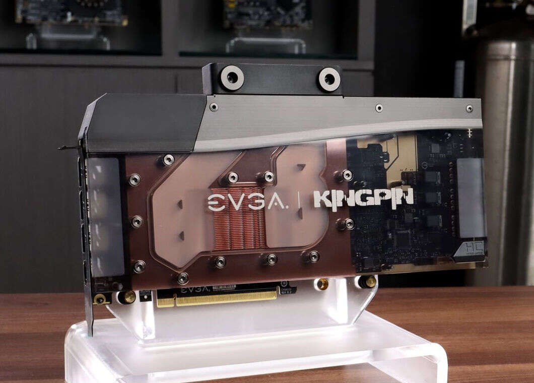 wygląd EVGA RTX 3090 Kingpin Hydro Copper