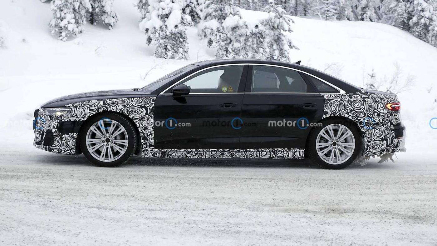 Zobacz zdjęcia testowanego liftingu Audi A8 2022